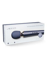 Load image into Gallery viewer, Le Wand Petite Rechargeable Silicone Vibrating Massager - Navy Blue
