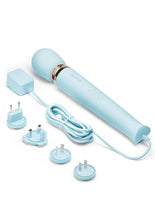 Load image into Gallery viewer, Le Wand Plugin Vibrating Massager - Sky Blue
