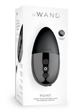 Load image into Gallery viewer, Le Wand Point Rechargeable Silicone Contoured Mini Vibrator - Black
