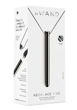 Load image into Gallery viewer, Le Wand Vibrating Necklace Rechargeable Silicone Discreet Vibrator - Black
