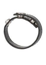 Load image into Gallery viewer, Leather 3 Snap Ring Cock
