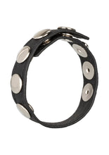 Load image into Gallery viewer, Leather Multi-Snap Cock Ring - Black
