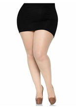 Load image into Gallery viewer, Leg Avenue Backseam Sheer Pantyhose - 1x-2x - Nude
