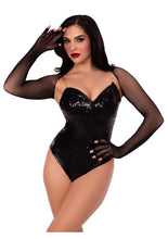 Load image into Gallery viewer, Leg Avenue Fishnet Fingerless Gloved Shrug
