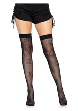 Load image into Gallery viewer, Leg Avenue Mood Swing Fishnet Thigh Highs - Black - One Size
