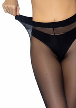 Load image into Gallery viewer, Leg Avenue Opaque Sheer to Waist Tights with Cotton Crotch
