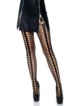 Load image into Gallery viewer, Leg Avenue Scale Net Suspender Hose
