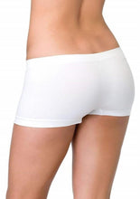 Load image into Gallery viewer, Leg Avenue Seamless Boyshorts - White - One Size
