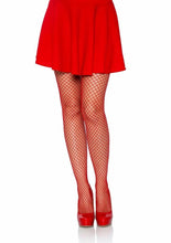Load image into Gallery viewer, Leg Avenue Spandex Industrial Net Tights - Red - One Size
