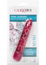 Load image into Gallery viewer, Leopard Waterproof Mini Massager - Pink - 4.5in
