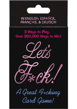 Load image into Gallery viewer, Let's F*ck! Sex Position Card Game
