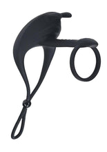 Load image into Gallery viewer, Levelz Adjustable Bunny Vibrating Rechargeable Silicone Lasso Cock Ring and Shaft Loop
