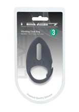Load image into Gallery viewer, Levelz Adjustable Vibrating Silicone Rechargeable Cock Ring - Black
