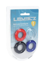 Load image into Gallery viewer, Levelz Colored Cock Rings - Multicolor - Set Of 4
