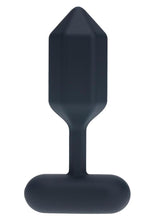 Load image into Gallery viewer, Levelz Hexagonal Vibrating Silicone Rechargeable Anal Plug - Black - Large
