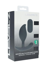 Load image into Gallery viewer, Levelz Vibrating Liquid Silicone Rechargeable Anal Plug with Remote Control - Black
