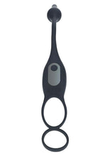 Load image into Gallery viewer, Levelz Vibrating Silicone Rechargeable Prostate Stimulator with Cock and Ball Ring
