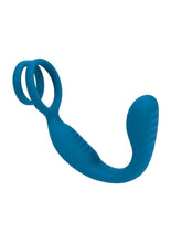 Load image into Gallery viewer, Levelz Vibrating Silicone Rechargeable Prostate Stimulator with Cock and Ball Ring
