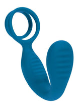 Load image into Gallery viewer, Levelz Vibrating Silicone Rechargeable Prostate Stimulator with Cock and Ball Ring
