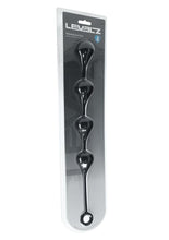 Load image into Gallery viewer, Levelz Waterdrop Silicone Anal Balls - Black - Large - 40mm
