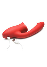 Load image into Gallery viewer, Lickgasm Deep Kiss Kissing Rechargeable Silicone Rabbit Vibrator
