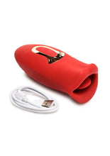 Load image into Gallery viewer, Lickgasm Kiss and Tell Mini Kissing Vibrating Rechargeable Silicone Clitoral Stimulator

