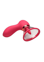 Load image into Gallery viewer, Lickgasm Plump Pleasure Licking and Sucking Rechargeable Silicone Clitoral Stimulator
