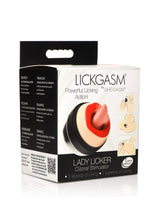 Load image into Gallery viewer, Lickgasms Lady Licker 10x Rechargeable Silicone Clitoral Stimulator - Black/Vanilla
