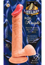 Load image into Gallery viewer, Lifelikes Royal Knight Dildo - Vanilla - 8in
