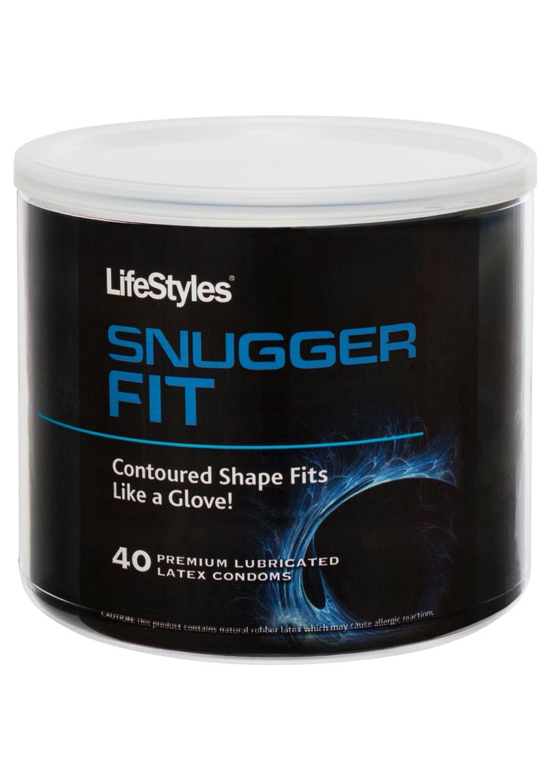 LifeStyles Snugger Fit 40 Premium Lubricated Latex Condoms – Pleasures ...