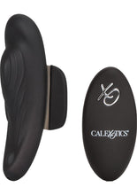 Load image into Gallery viewer, Lock N Play Remote Panty Teaser Rechargeable Silicone Panty Vibe with Remote Control - Black
