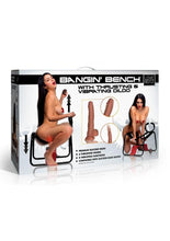 Load image into Gallery viewer, Lovebotz Bangin' Bench with Thrusting and Vibrating Dildo - Black
