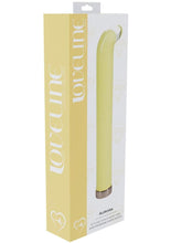 Load image into Gallery viewer, Loveline Aurora 10 Function G-Spot Rechargeable Glass Vibrator - Yellow - 6.3in
