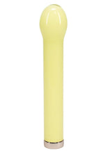 Load image into Gallery viewer, Loveline Celestia 10 Function Bulb Tip Rechargeable Glass Vibrator - Yellow
