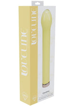 Load image into Gallery viewer, Loveline Celestia 10 Function Bulb Tip Rechargeable Glass Vibrator - Yellow
