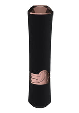 Load image into Gallery viewer, Loveline Dahlia 10 Function Silicone Lipstick Vibrator - Black/Red
