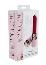 Load image into Gallery viewer, Loveline Dahlia 10 Function Silicone Lipstick Vibrator - Pink
