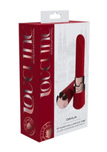 Load image into Gallery viewer, Loveline Dahlia 10 Function Silicone Lipstick Vibrator - Red
