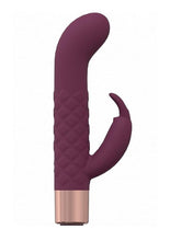 Load image into Gallery viewer, Loveline Devotion Silicone Rechargeable 10 Speed Mini Rabbit - Burgundy/Red
