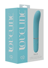 Load image into Gallery viewer, Loveline Dolce Silicone Rechargeable 10 Speed Mini G-Spot Vibrator - Blue

