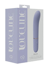 Load image into Gallery viewer, Loveline Dolce Silicone Rechargeable 10 Speed Mini G-Spot Vibrator - Lavender/Purple
