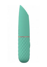 Load image into Gallery viewer, Loveline Beso Silicone Rechargeable 10 Speed Vibrating Mini Lipstick Vibe (Green)
