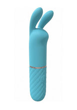 Load image into Gallery viewer, Loveline Dona Mini Rabbit Silicone Rechargeable Vibrator - Blue

