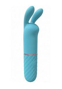 Loveline Dona Mini Rabbit Silicone Rechargeable Vibrator - Blue