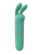 Load image into Gallery viewer, Loveline Dona Mini Rabbit Silicone Rechargeable Vibrator - Green
