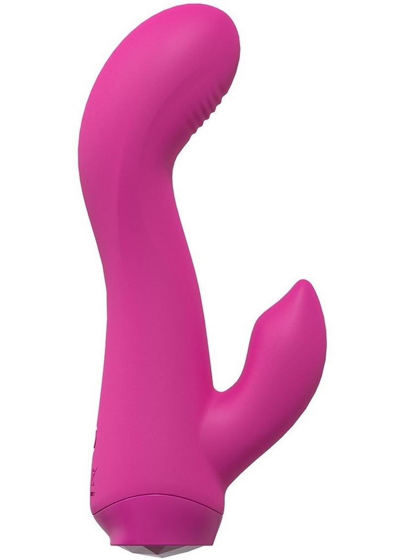 Loveline Empower Rechargeable Dual Motor 10 Speed Rabbit Vibrator - Pink