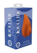 Load image into Gallery viewer, Loveline Ergodrop 10 Function Rechargeable Silicone Vibrator - Orange
