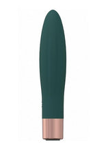 Load image into Gallery viewer, Loveline Fame Silicone Rechargeable 10 Speed Mini Vibrator - Forest - Green
