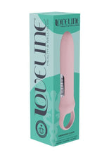 Load image into Gallery viewer, Loveline Harmony Loop Grip 10 Function Rechargeable Silicone Vibrator - Pink
