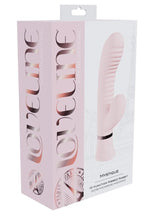 Load image into Gallery viewer, Loveline Mystique 10 Function Rechargeable Silicone Ribbed Rabbit - Pink

